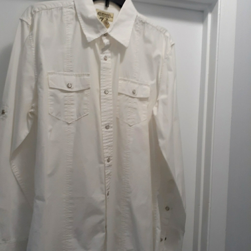 American Rag mens long sleeve button down shirt